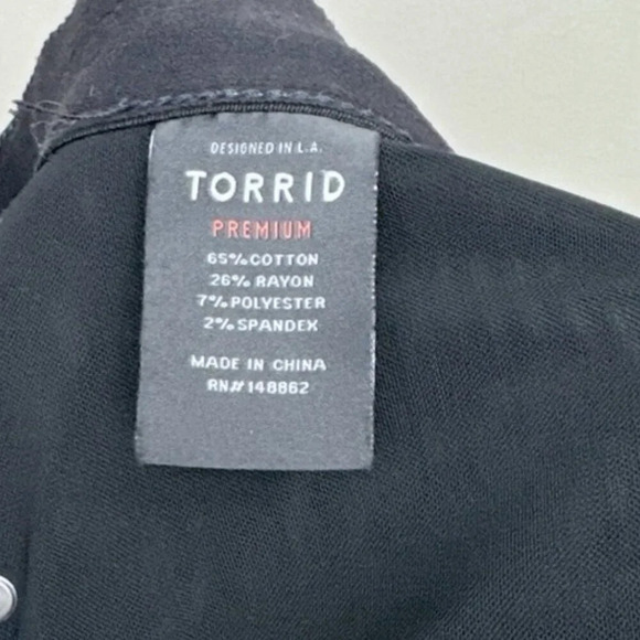 Torrid Womens  26R Bombshell Skinny Premium Stretch High-Rise Jean - Picture 10 of 13